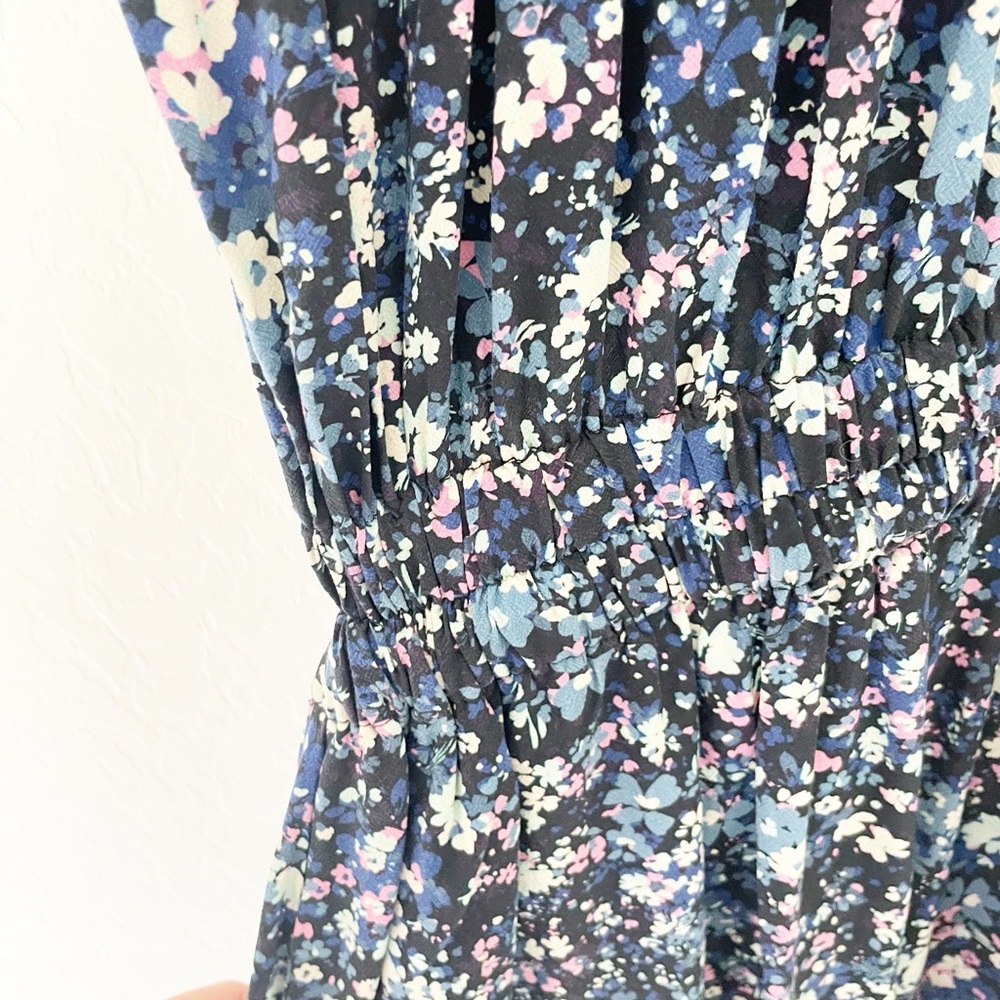 Marine Layer Charlotte maxi dress in blue floral size small - Picture 7 of 10